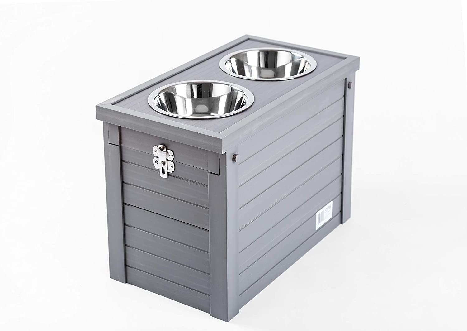 New Age Pet ecoFLEX Piedmont Dog Diner. Gray