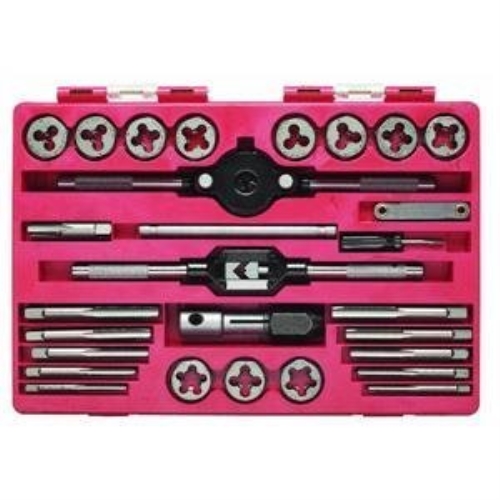 Irwin Hanson 24614 24-pc Fractional Tap & Hex Die Set