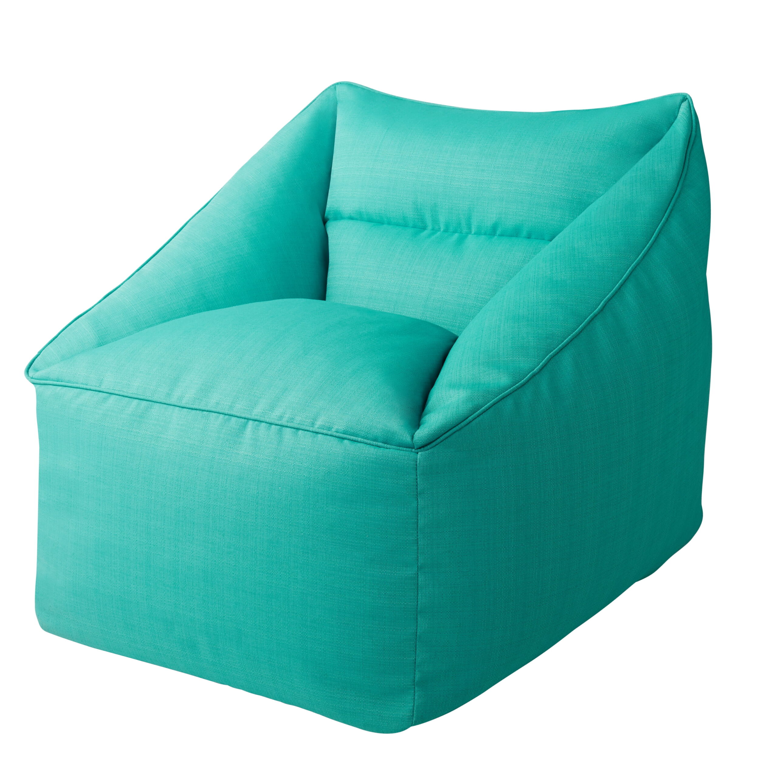 Better Homes & Gardens Dream Bean Patio Bean Bag Chair. Turquoise