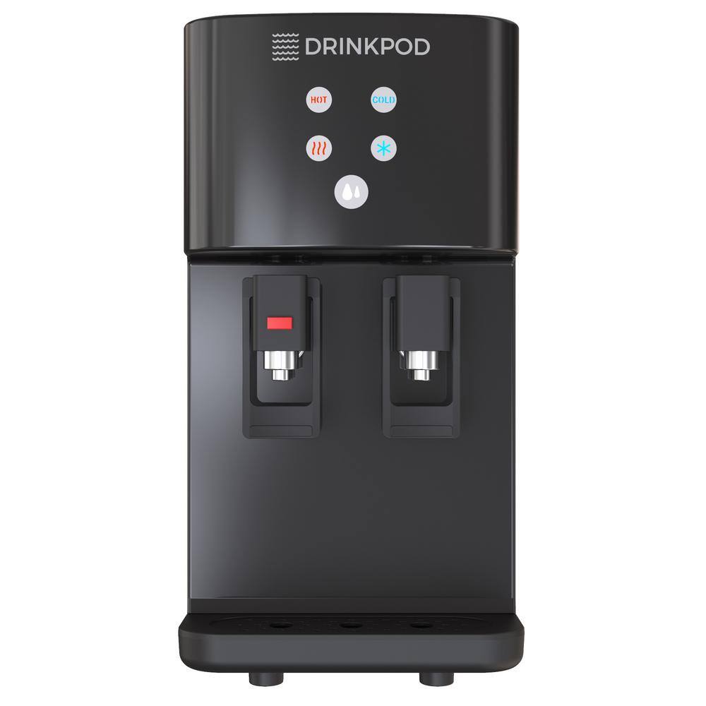 DRINKPOD DP2000B 2000 Series Bottleless Water Filtration Cooler with 4 Stage Filtration in White