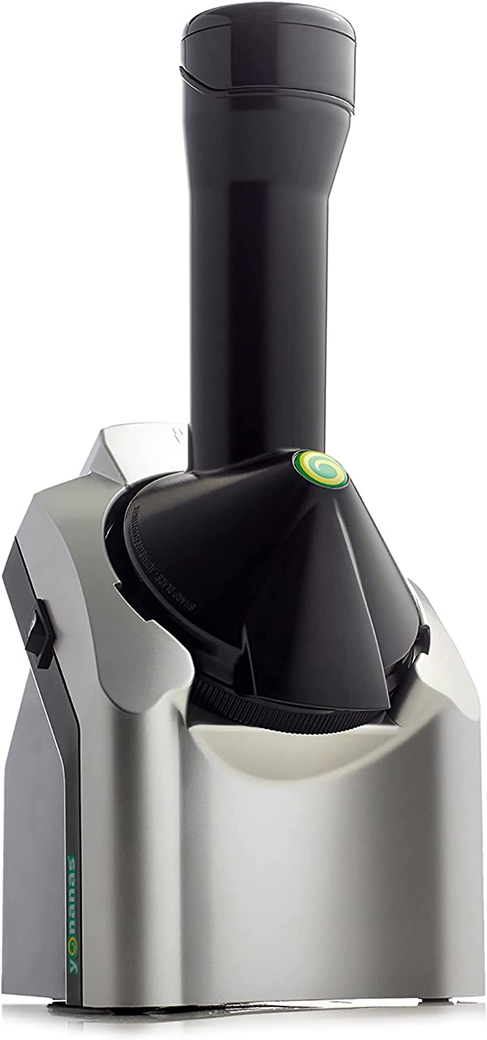 Yonanas 902 Soft Serve Dessert Maker. Sorbet and Ice Cream Maker. 200-Watts. Silver