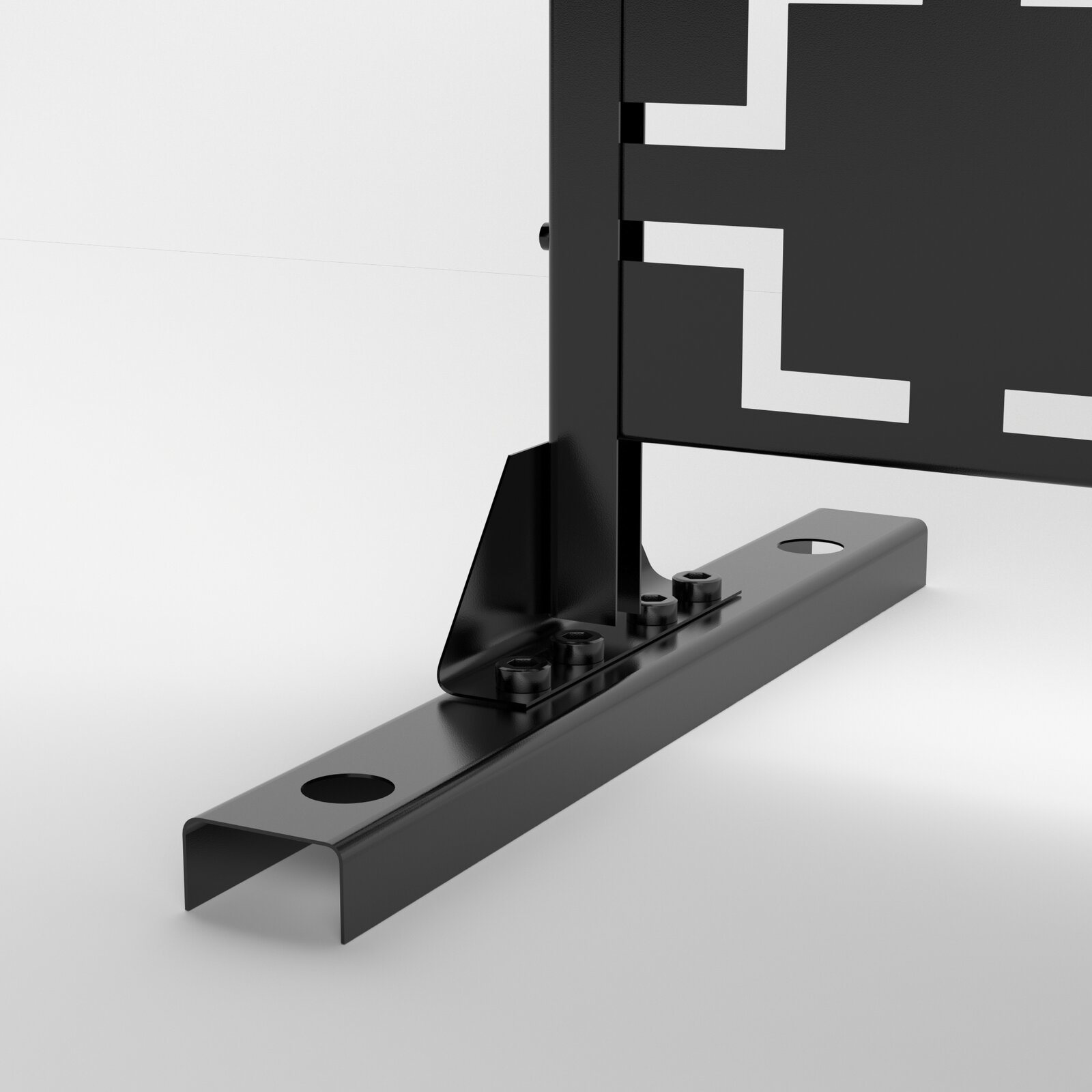 6.33 ft. H x 3.93 ft. W Laser Cut Metal Privacy Screen. 3 panels