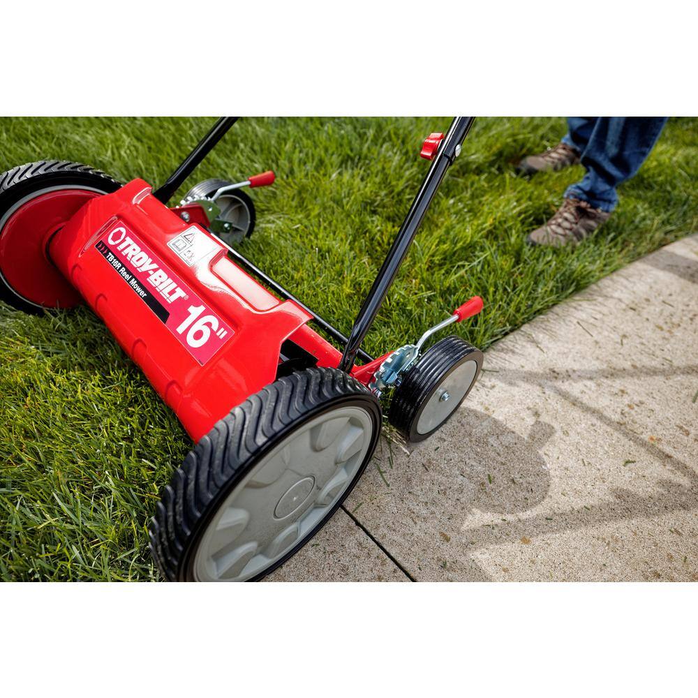 Troy-Bilt TB16R 16 in. Manual Walk Behind Reel Lawn Mower