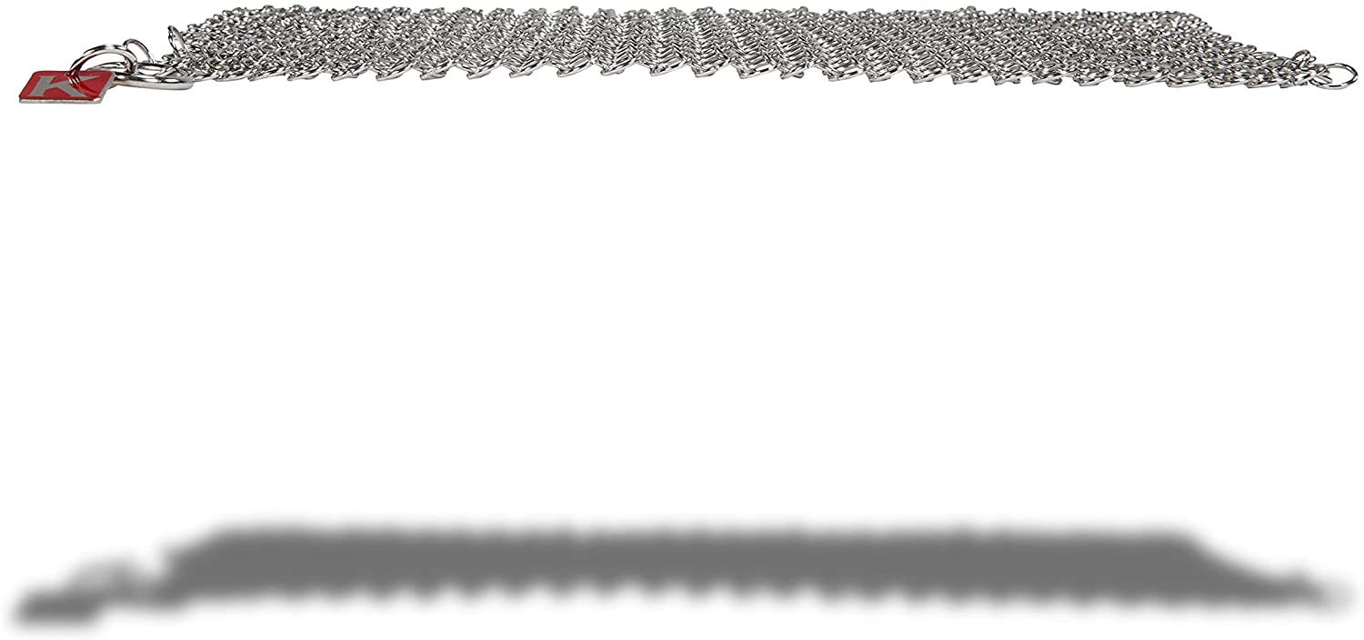 Knapp Made CM Scrubber 9″x6″ Small Ring Chainmail Scrubber