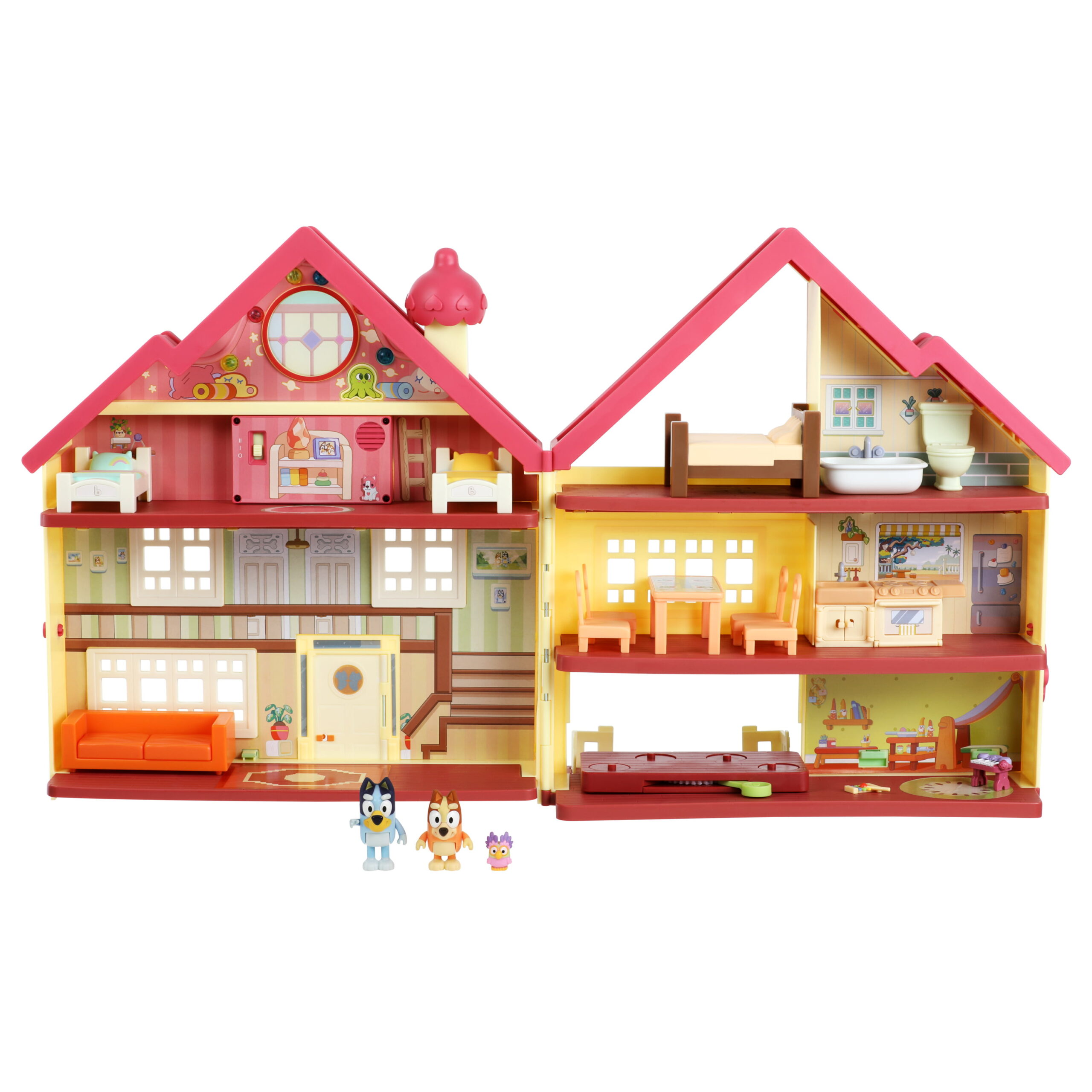 Bluey. Ultimate Lights & Sounds Playhouse with Figures and Accessories. Preschool. Ages 3+