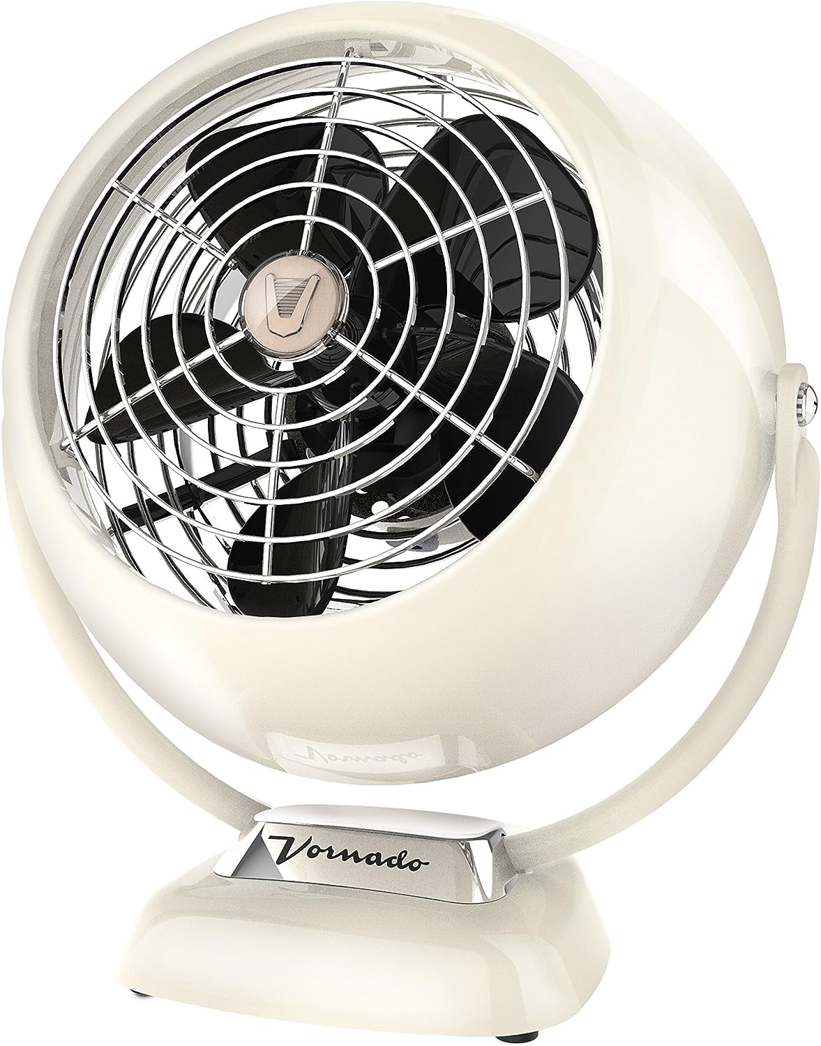 Vornado VFAN Jr. Vintage Air Circulator Fan. Vintage White. 6.1 x 10.1 x 11.4 inches