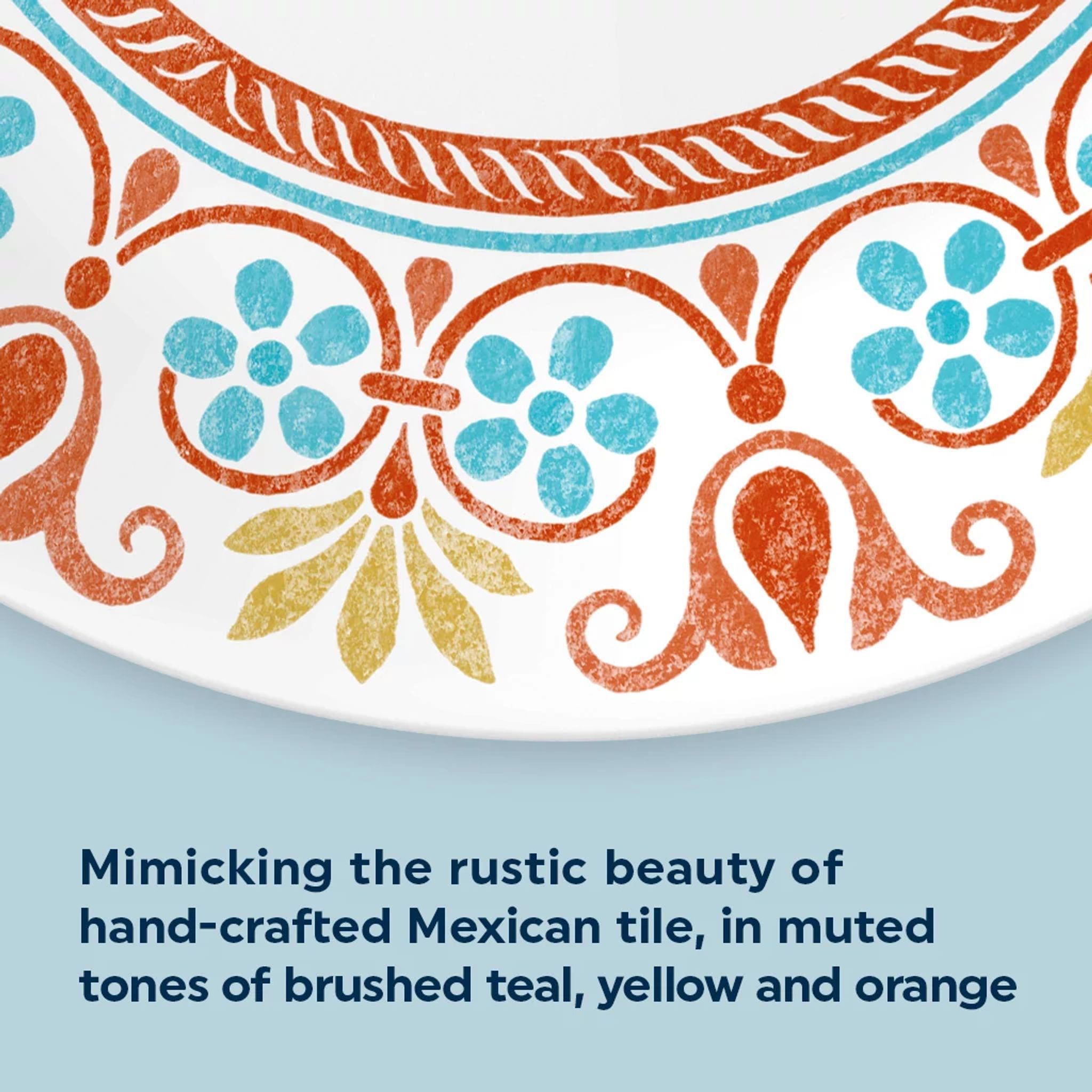 Corelle Global Collection Terracotta Dreams 18-piece Dinnerware Set. Service for 6