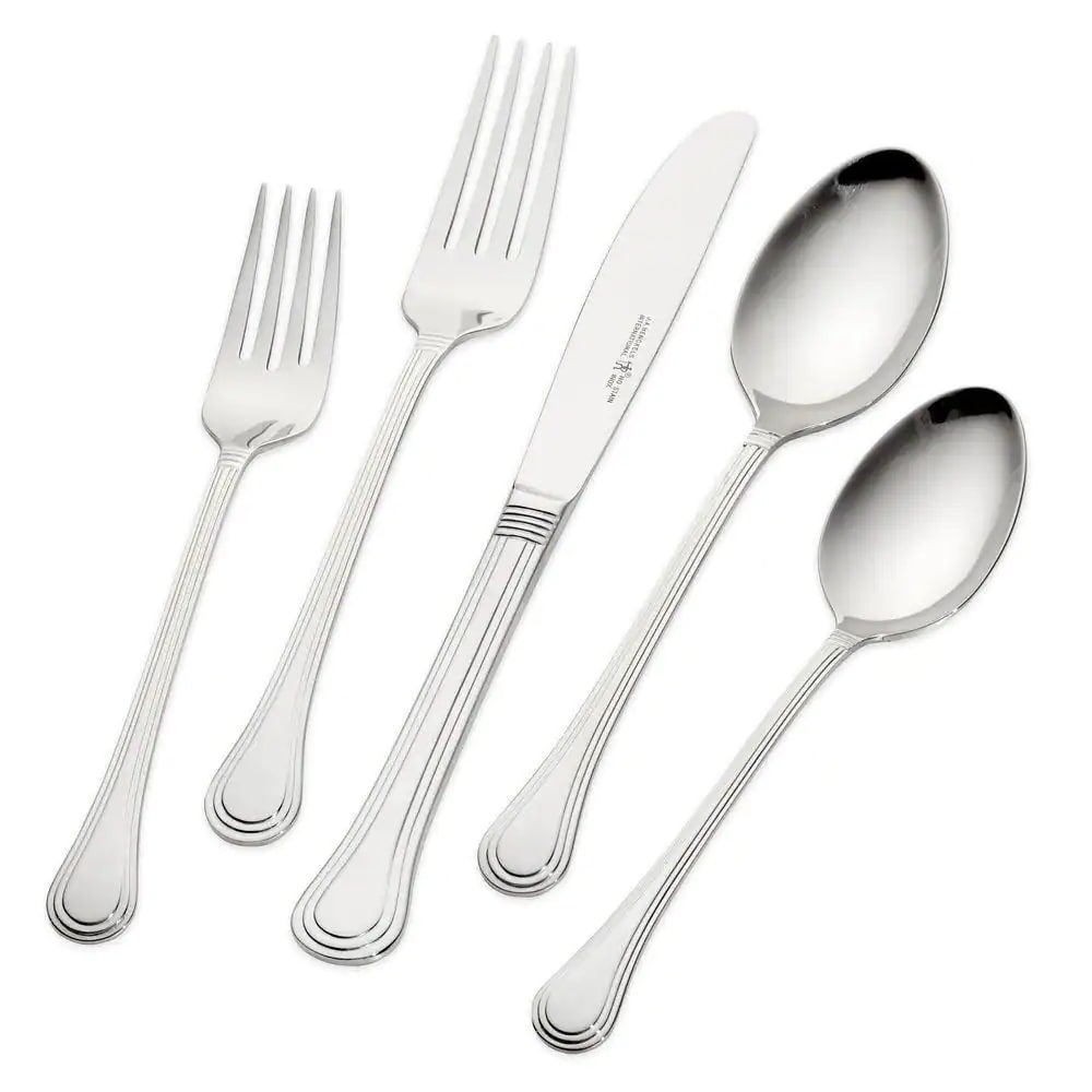 Astley 65-Piece 18/10 Stainless Steel Flatware Set (Service for 12)