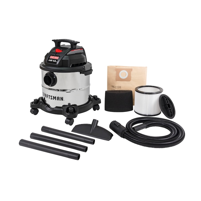 CRAFTSMAN CMXEVXA18115 5-Gallons 4-HP Corded Wet/Dry Shop Vacuum with Accessories Included