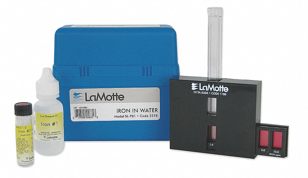 Lamotte Water Testing Kit.Iron.0.5 to 10.0 PPM  4447-01