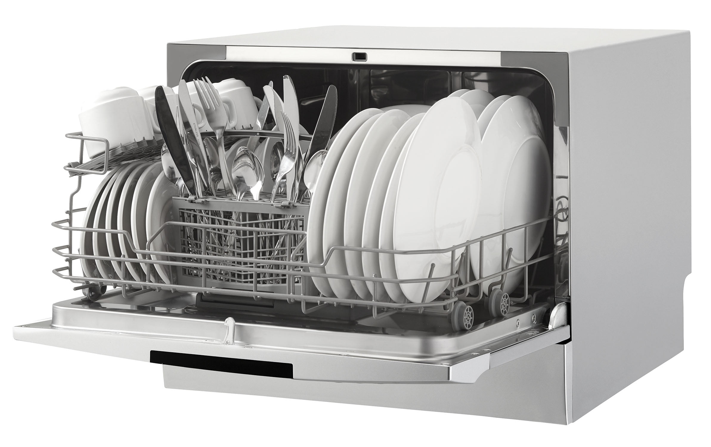 Danby 6 Place Setting Countertop Dishwasher in Silver