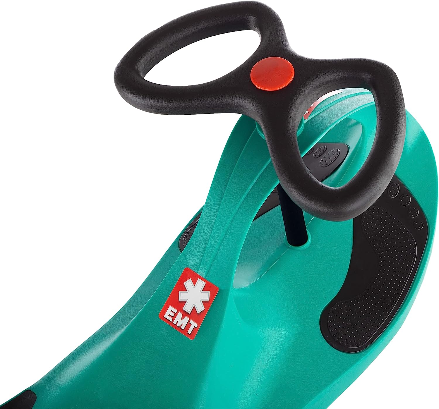 Ambulance Wiggle Car Ride On Toy – No Batteries. Gears or Pedals – Twist. Swivel. Go – Outdoor Ride Ons for Kids 3 Years and Up by Lil' Rider (Green)