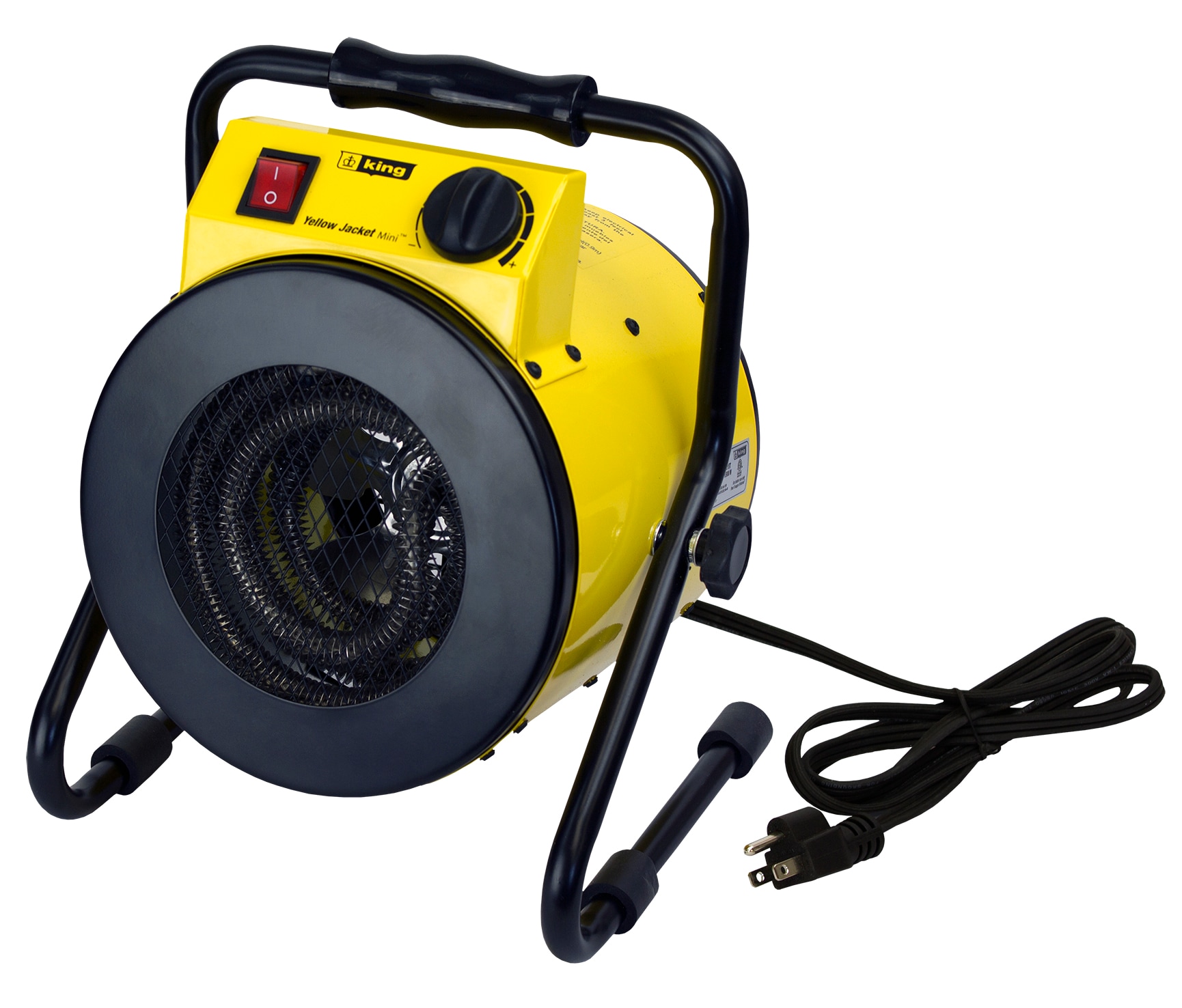 KING PSH1215T 1500-Watt 120-Volt Electric Portable Shop Heater with Thermostat and Plug-In Cord