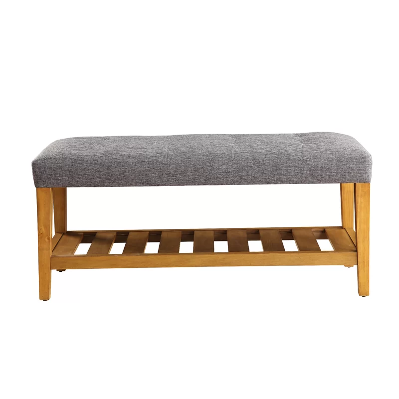 ACME Furniture Acme 96686 Charla Bench. Gray & Oak. One Size