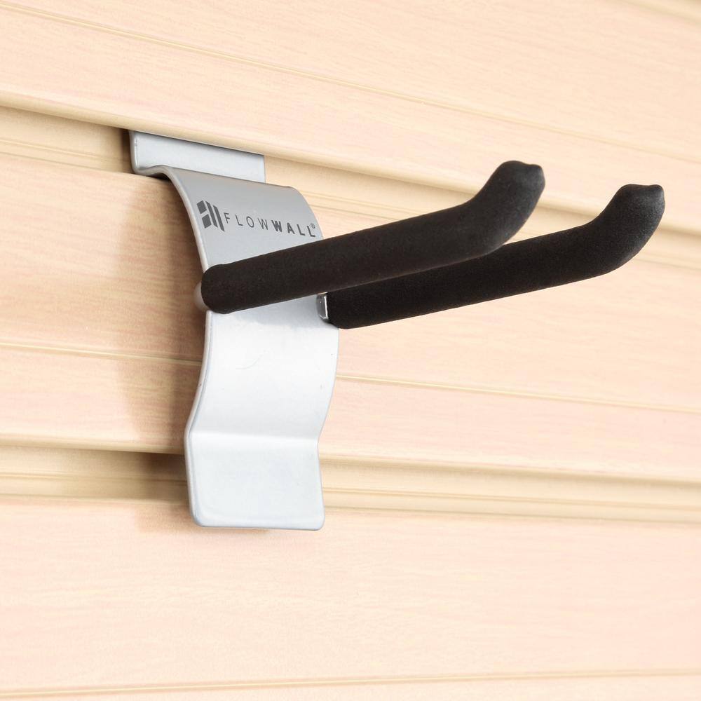 Flow Wall FSH-041-6 Silver Storage Hook (6-Pack)