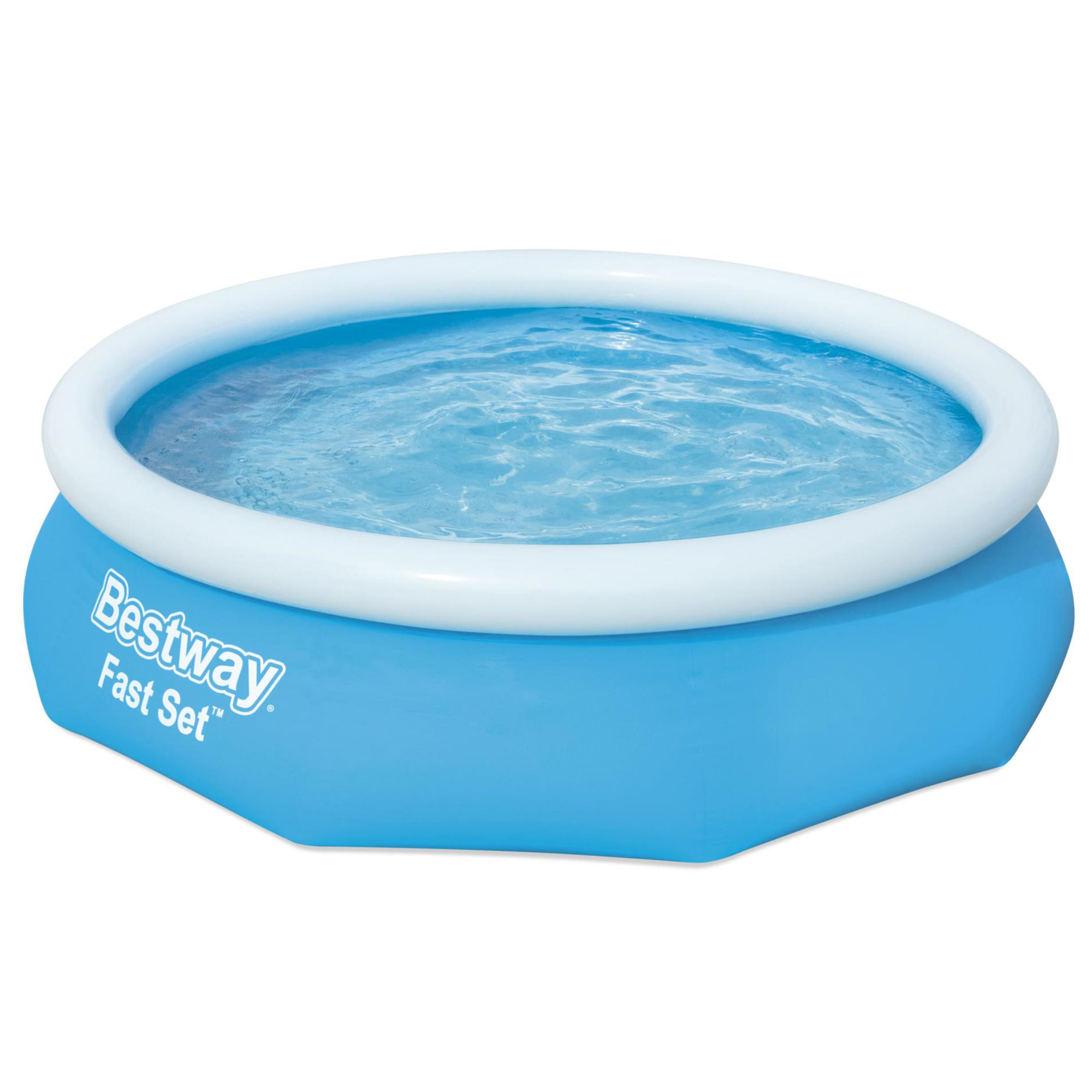 Bestway 10′ x 30″ Fast Set Inflatable Above Ground Pool w/ Pump & Cover