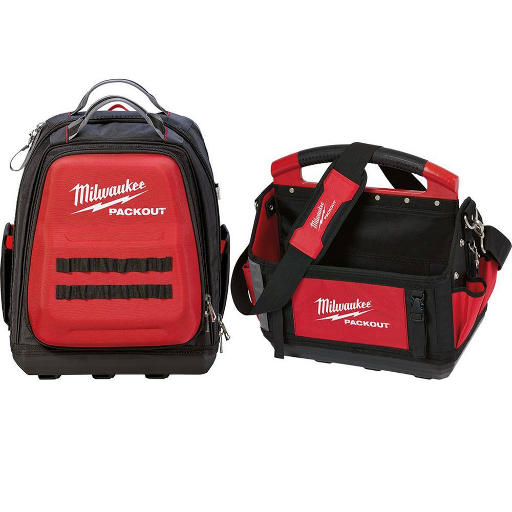Milwaukee 48-22-8301-48-22-8315 15 in. PACKOUT Backpack with 15 in. Tote