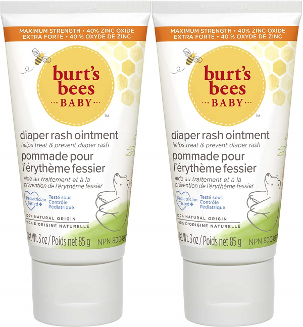 Diaper Rash Ointment. Burt-s Bees 100% Natural Baby Skin Care. 3 Ounce (2 Pack)
