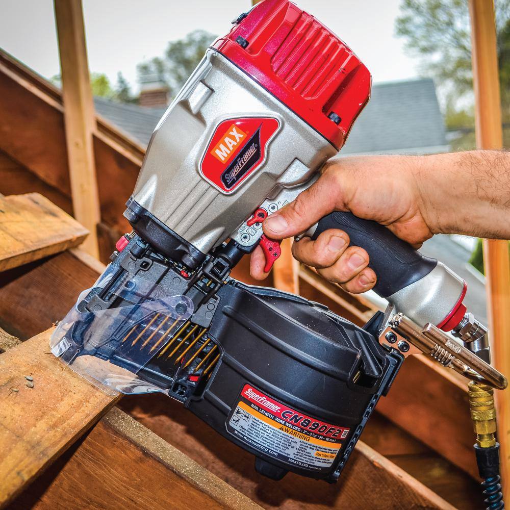 MAX  SuperFramer 15 degree Coil Framing Nailer