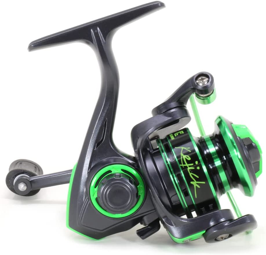 Clam 16237 Keith Kejick Spinning Ice Fishing Reel. Grey/Green