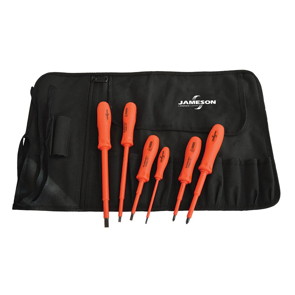 Jameson 6-Piece Insulated Screwdriver Set