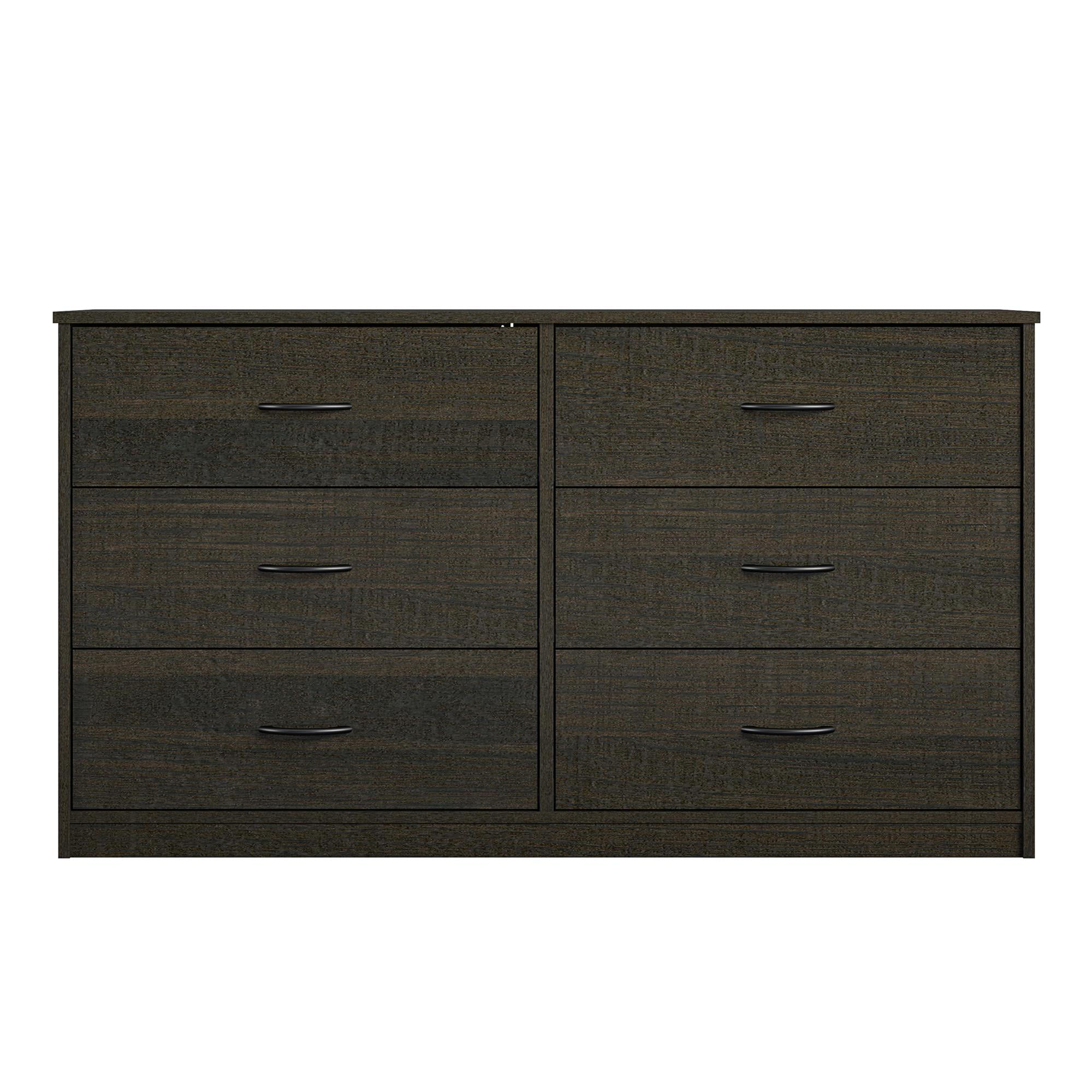 Mainstays Classic 6 Drawer Dresser. Espresso