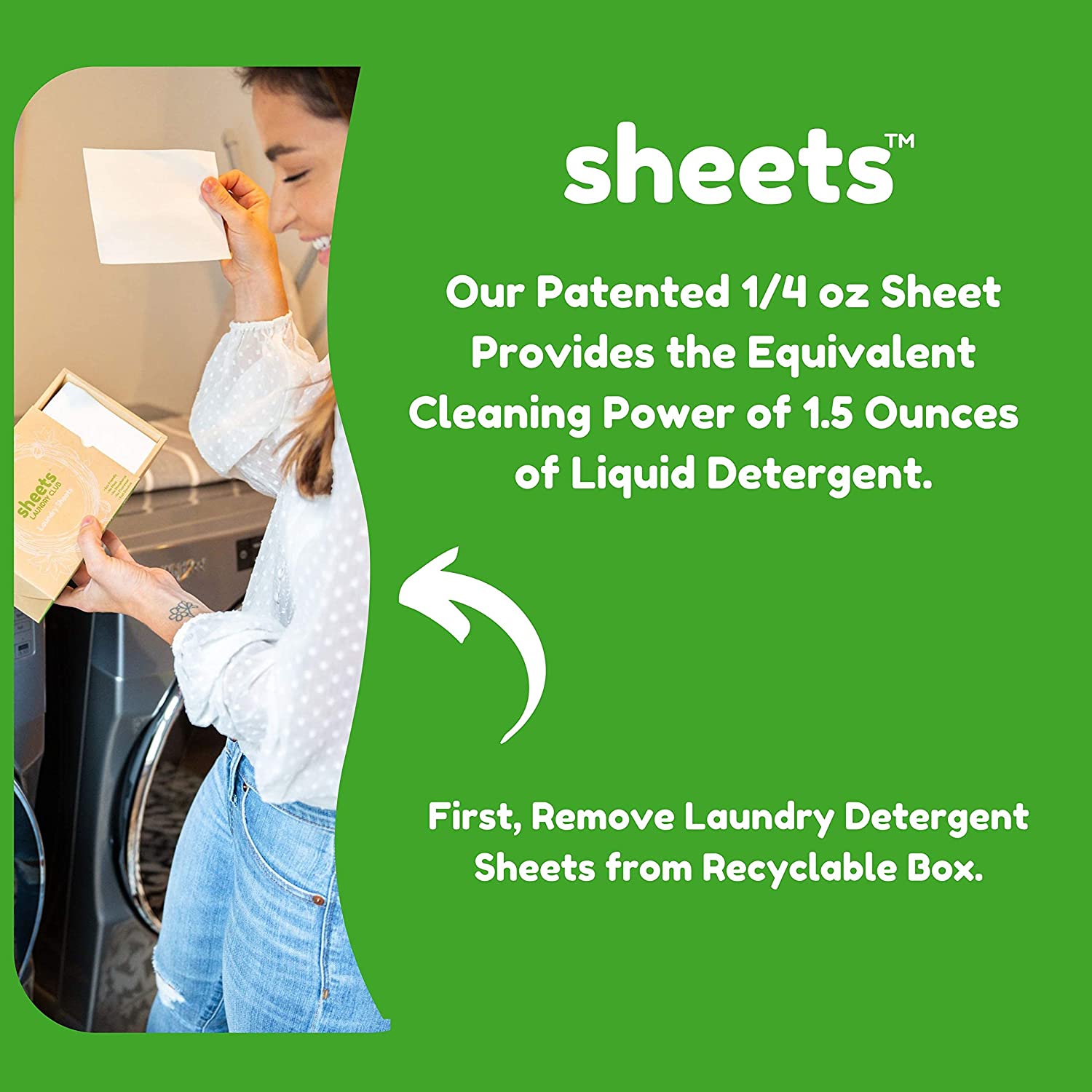Sheets Laundry Club Laundry Detergent Sheets. Fresh Linen. 50 Sheets