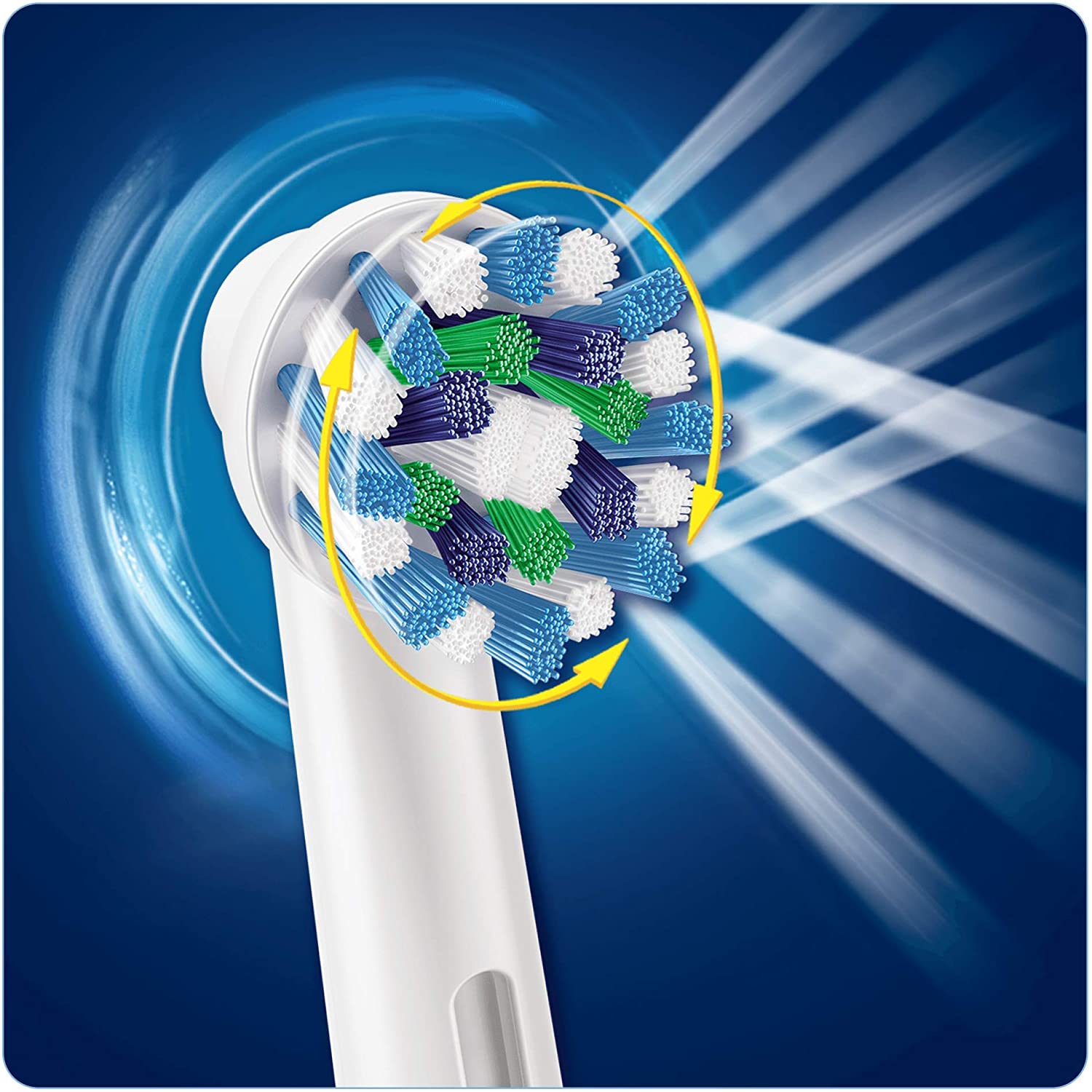 Oral B Cross Action Electric Toothbrush Replacement Brush Heads Refill. 3Count
