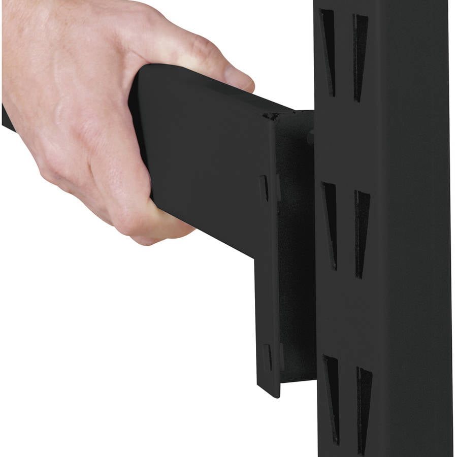 Muscle Rack 3-Tier Black 77″W x 24″D x 72″H Steel Welded Storage Rack