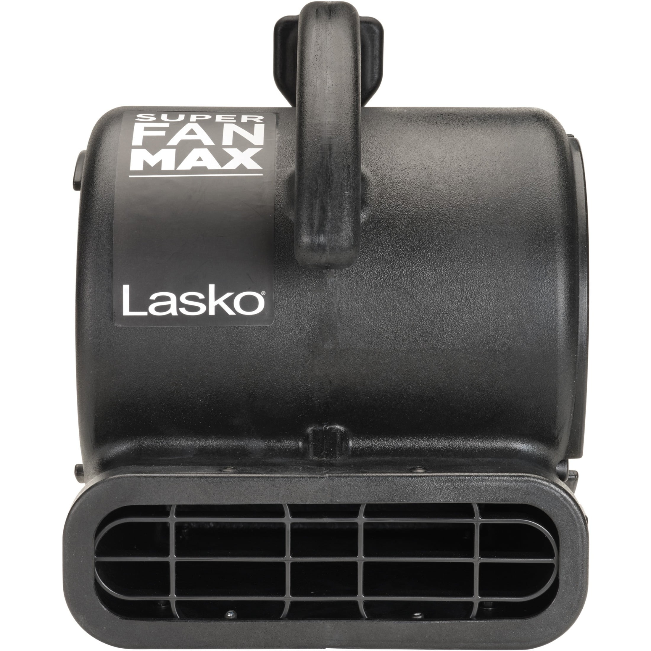 Lasko 3-Speed Super Fan Max Air Mover Floor Fan with Outlets. SF-20-BK. Black