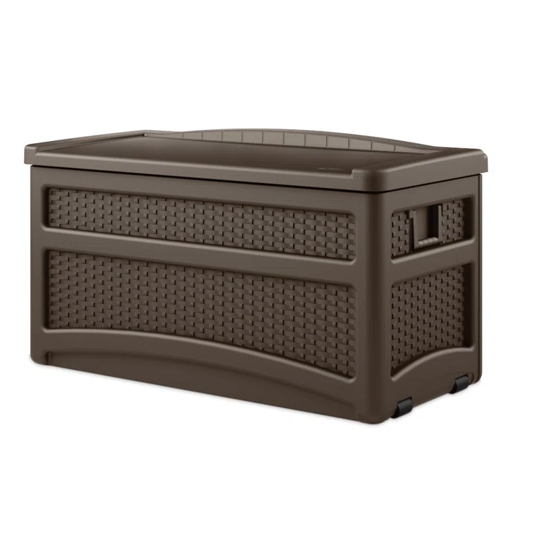 Suncast DBW7500 73 Gal. Resin Deck Box in Mocha