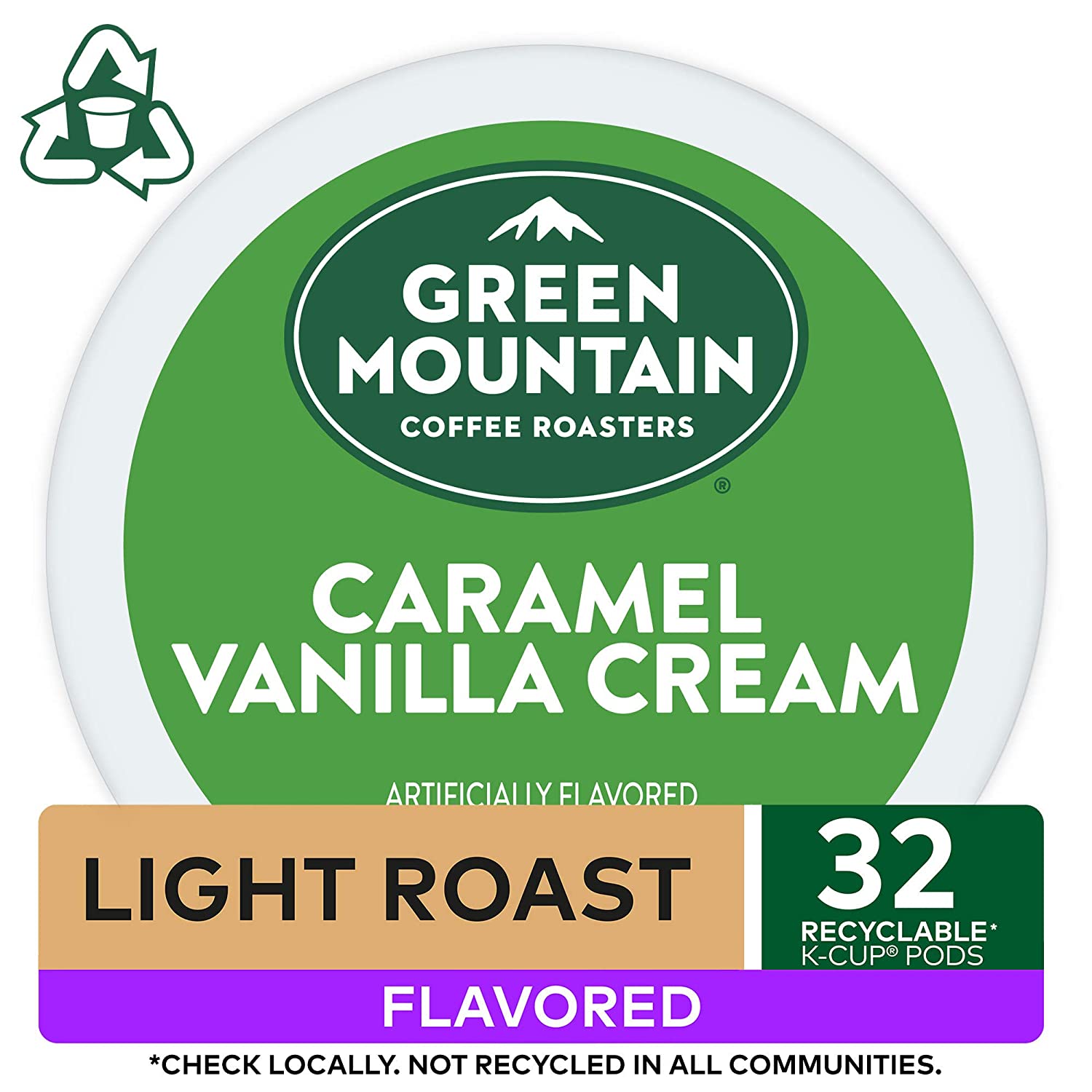 Green Mountain Coffee Roasters Caramel Vanilla Cream. Single-Serve Keurig K-Cup Pods