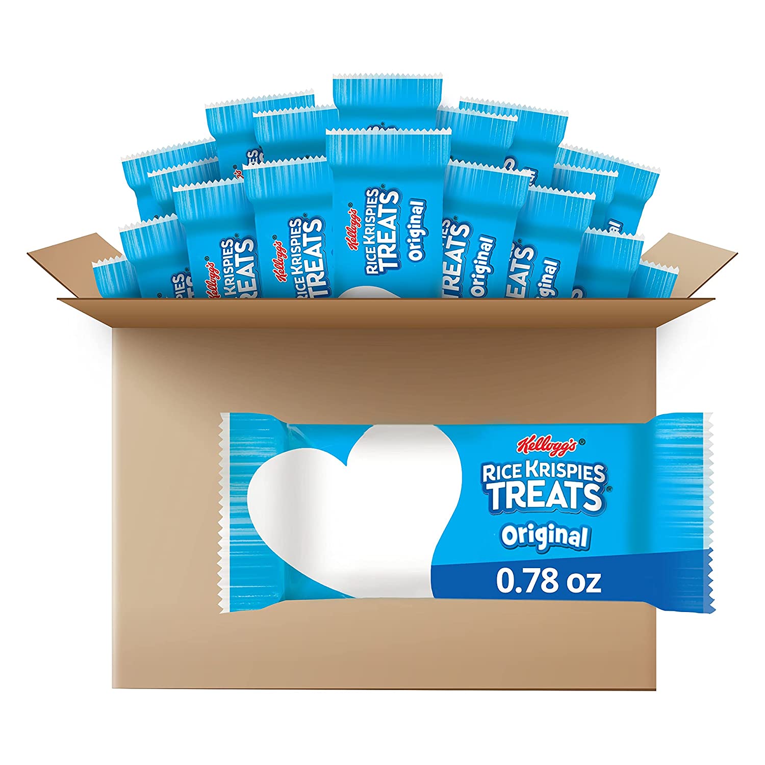 Rice Krispies Treats Marshmallow Snack Bars. Original. Kids Snacks. School Lunch. 0.78 oz