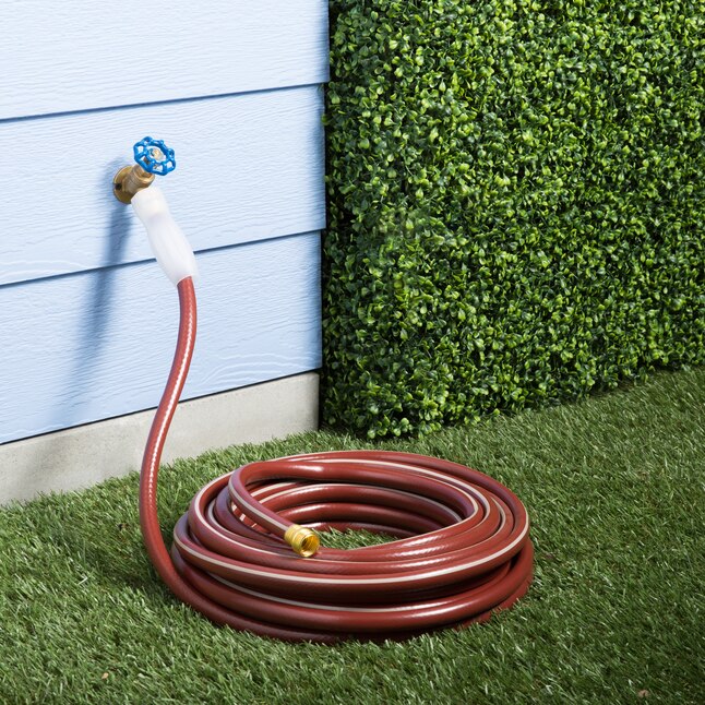 FLEXON  5/8-in x 100-ft Medium-Duty Vinyl Red Hose
