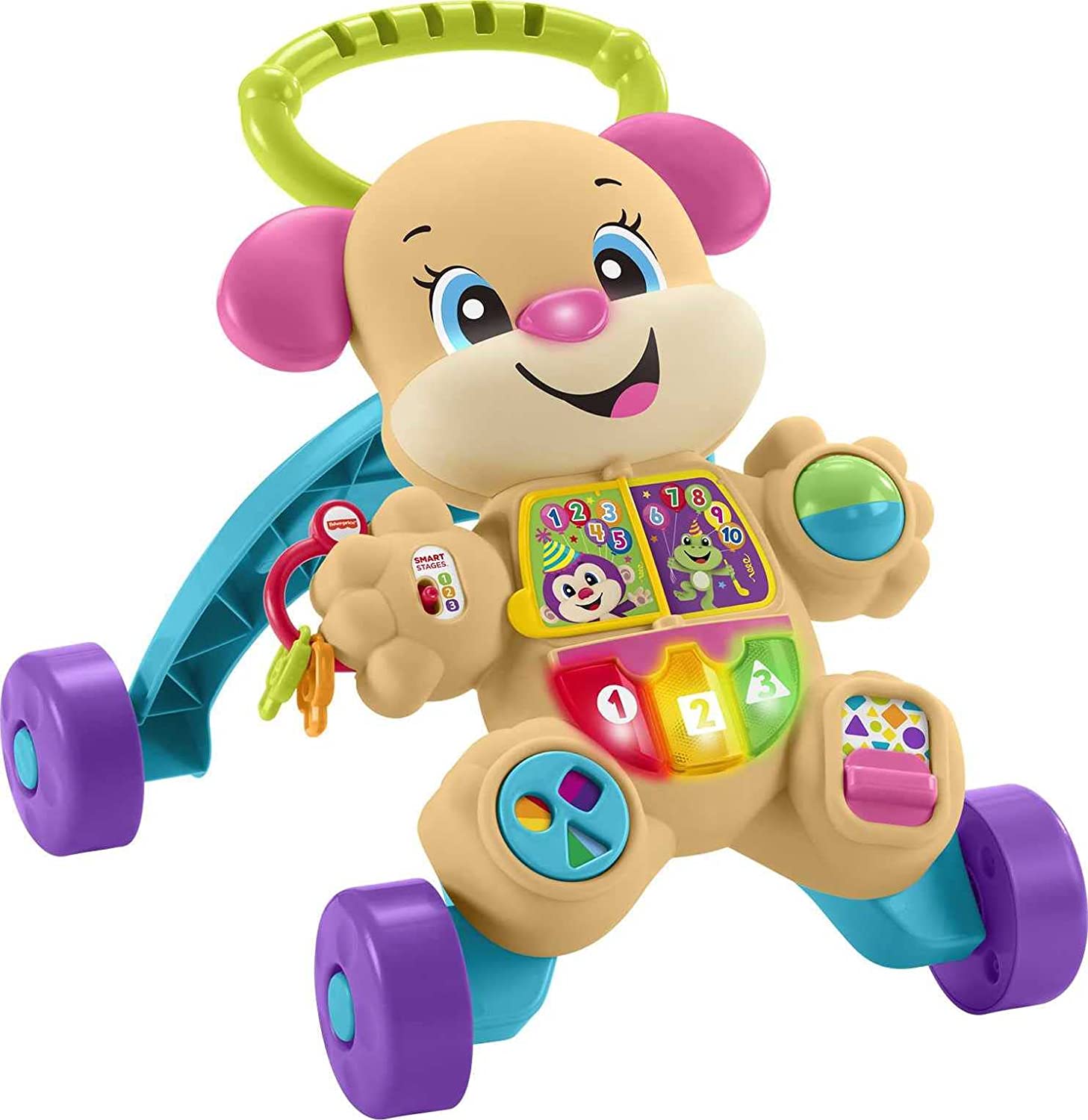 Fisher-Price Laugh & Learn Smart Stages Learn with Sis Walker. Musical Walking Toy for Babies and Toddlers Ages 6 to 36 Months