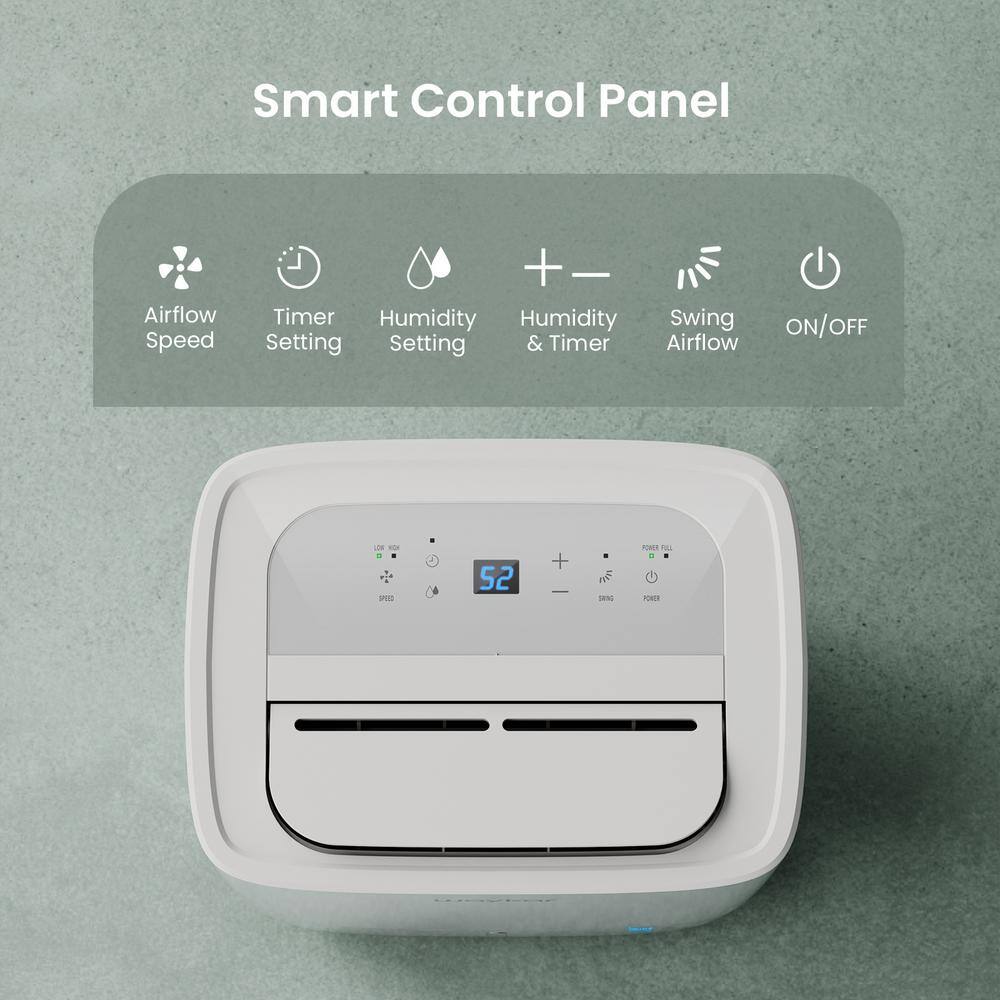 waykar HDCXJD026C-150 150-Pint Energy Star Dehumidifier with Water Tank up to 7000 sq. ft. Large Space Essential White Portable