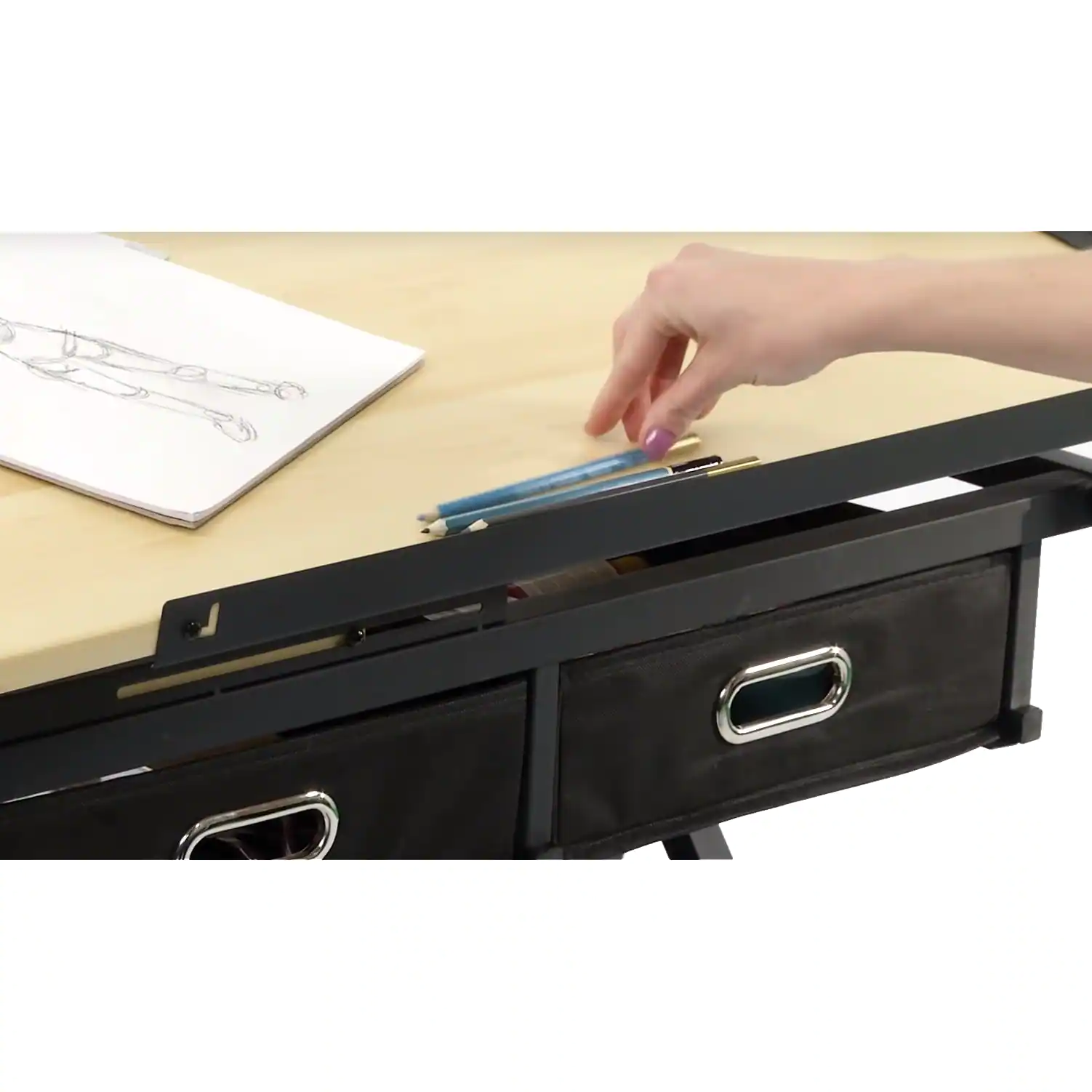 Arts & Crafts Creative Center by Artist-s Loft - Art Desk and Craft Center with Storage