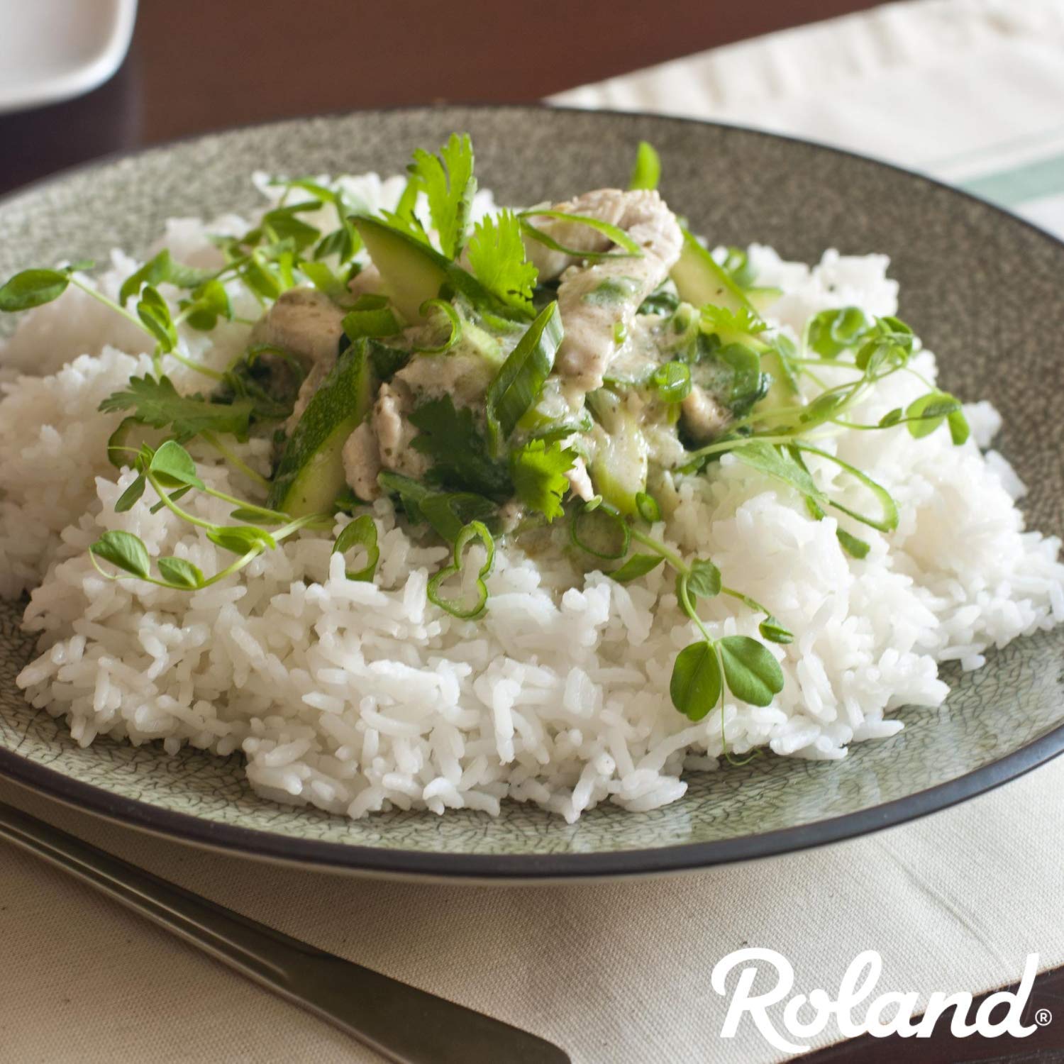 Roland Foods Fragrant Jasmine Rice from Thailand. 20 Lb Bag