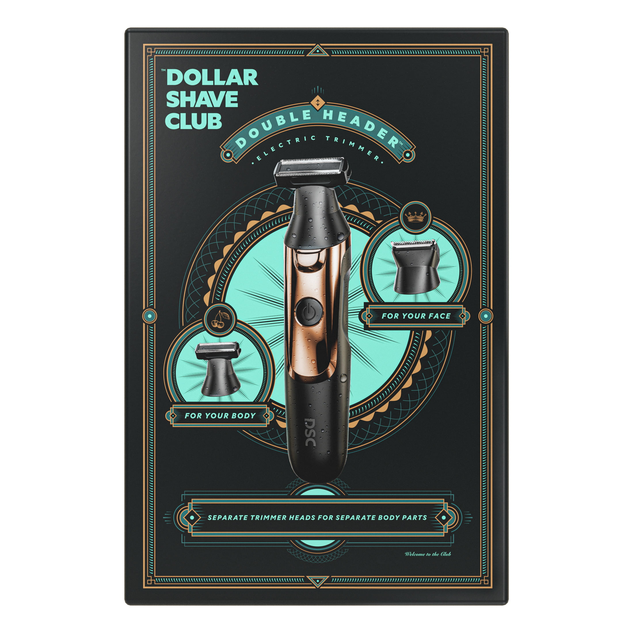 Dollar Shave Club Electric Trimmer. Manscaping Body Shaver and Beard Trimmer. Waterproof