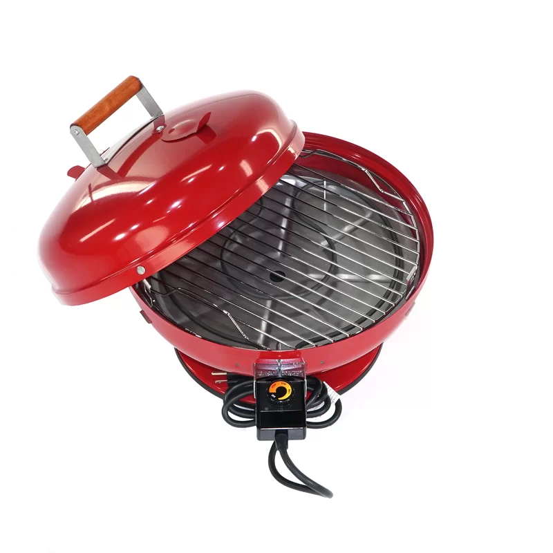 Americana 2120.4.511 Lock N- Go Portable Electric Grill in Red