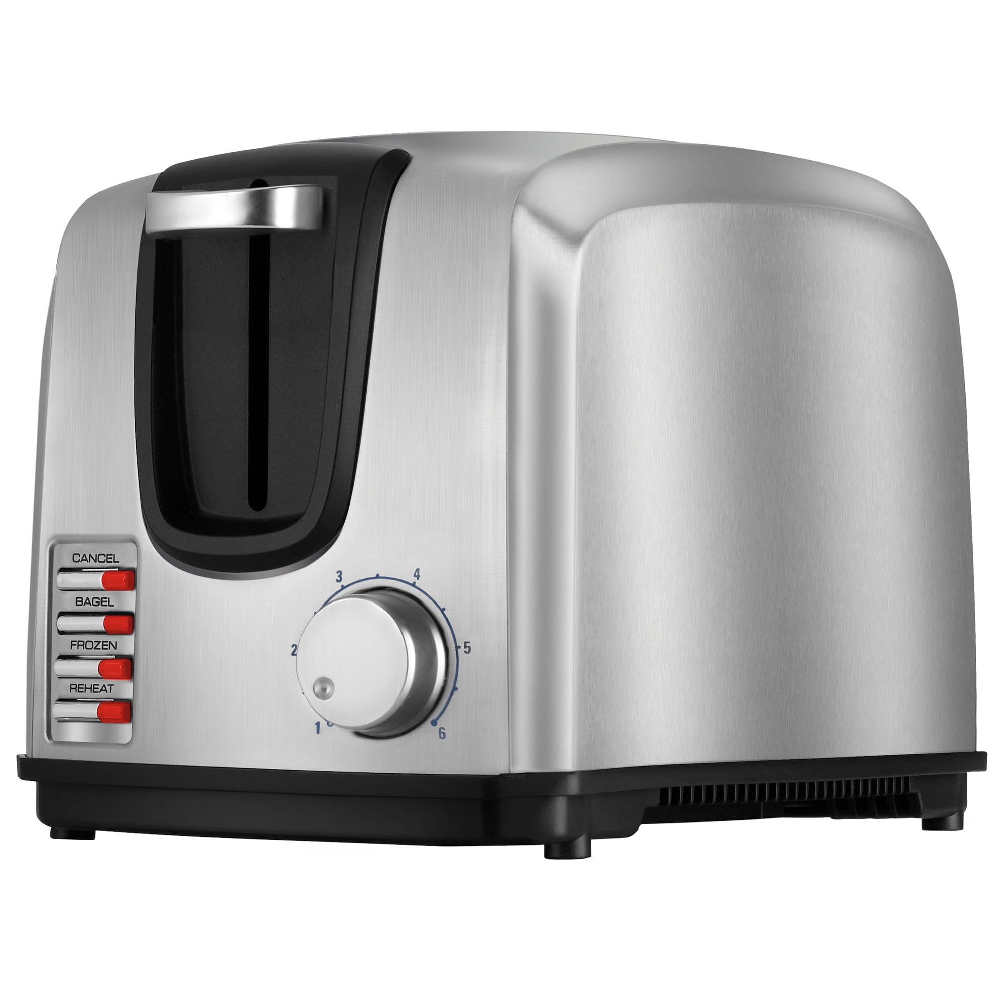 BLACK+DECKER 2-Slice Toaster with Extra-wide Slots. Stainless Steel. T2707S