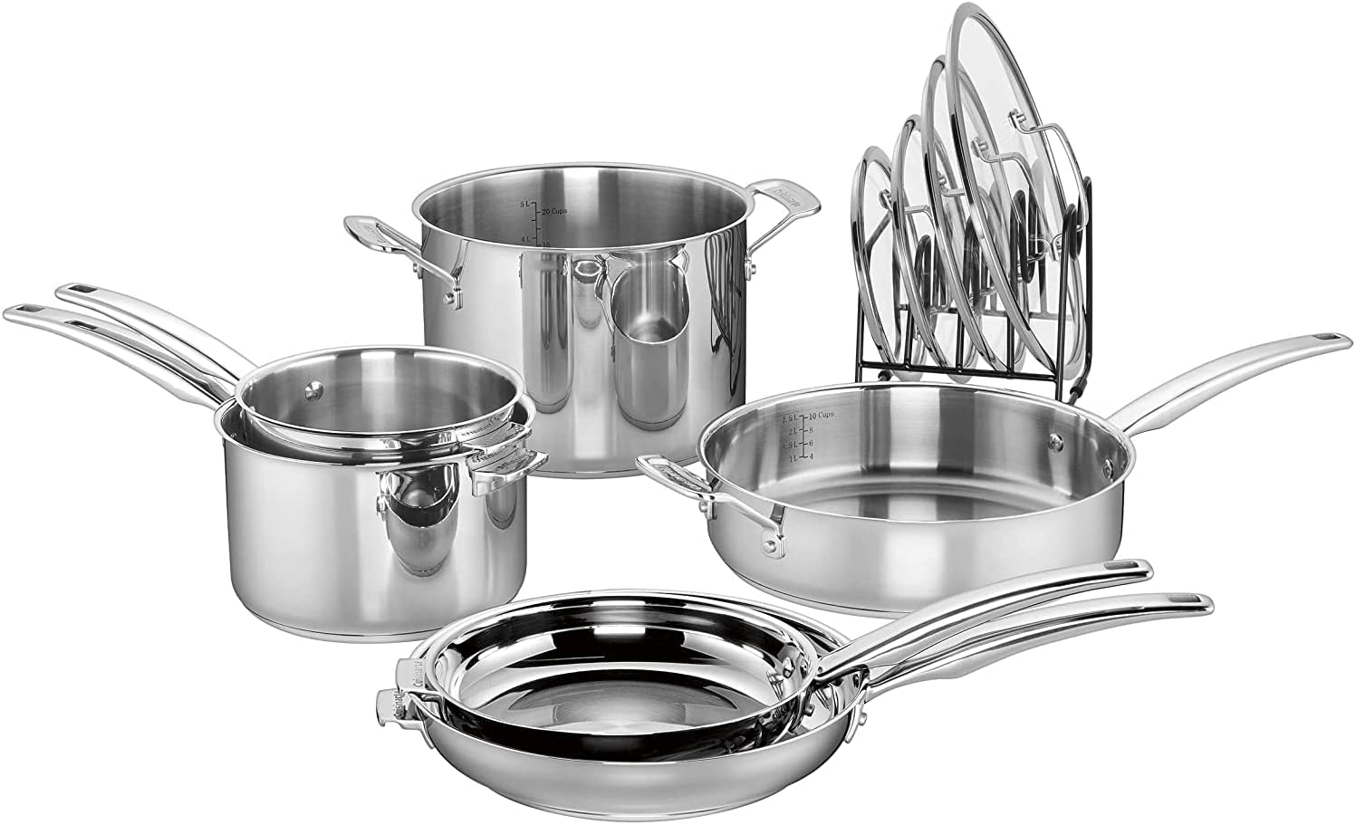 Cuisinart N91-11 Smartnest® Stainless Steel 11-pc Set. Cookware Set