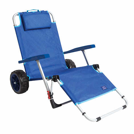Mac Sports Beach Day Lounger Combo Cart