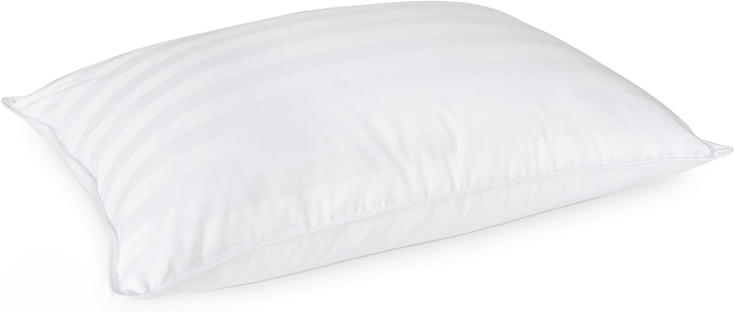 DOWNLITE Worlds Flattest Down Pillow - Designed to Be Really Thin - Perfect for Stomach Sleepers - from (King)