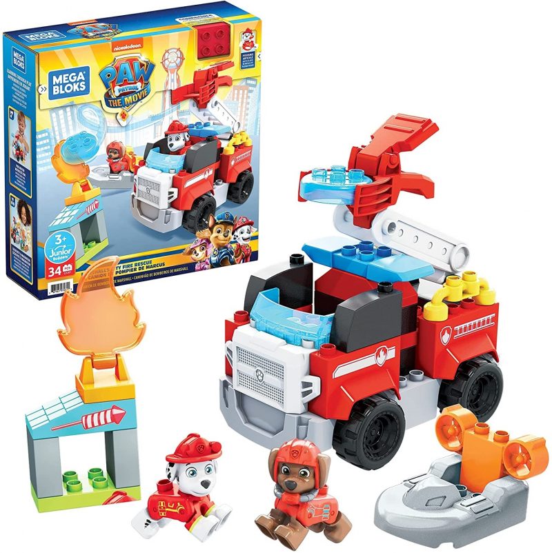 Mega Bloks PAW Patrol Marshall-s City Fire Rescue. Building Toys. 34 Pieces