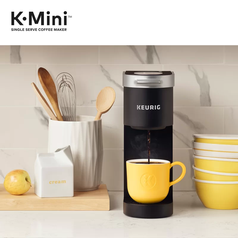 Keurig K-Mini Coffee Maker. Single Serve K-Cup Pod Coffee Brewer. 6 to 12 oz. Brew Sizes. Black