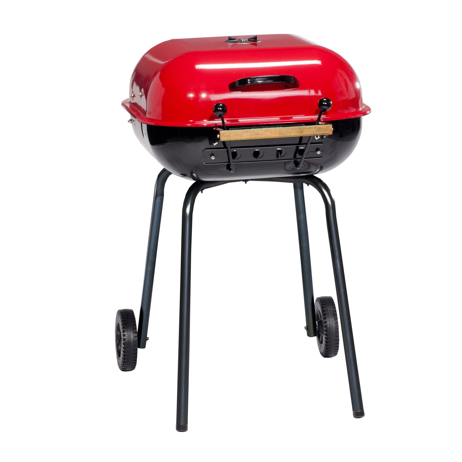 Americana Swinger 6 Position Charcoal Grill. Powder Paint/Red
