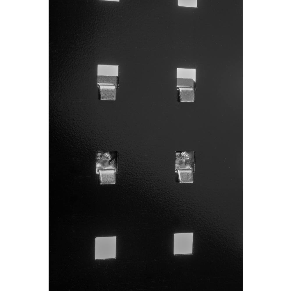 Triton Products LB18-BKit 3/8 in. (2) Blue Steel Square Hole Pegboard Organizer Kit