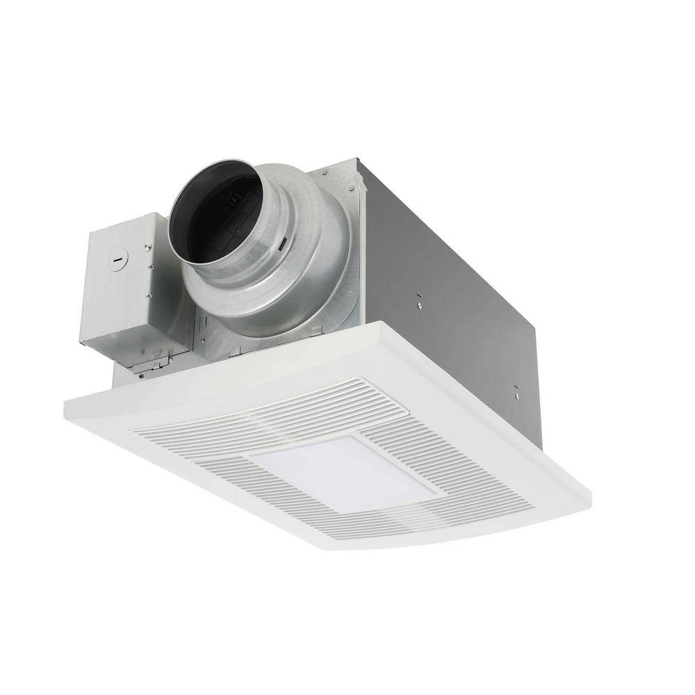 Panasonic FV-0511VHL1 WhisperWarm DC 50-80-110 CFM Ceiling Exhaust Fan with LED Light/Night Light and Heater