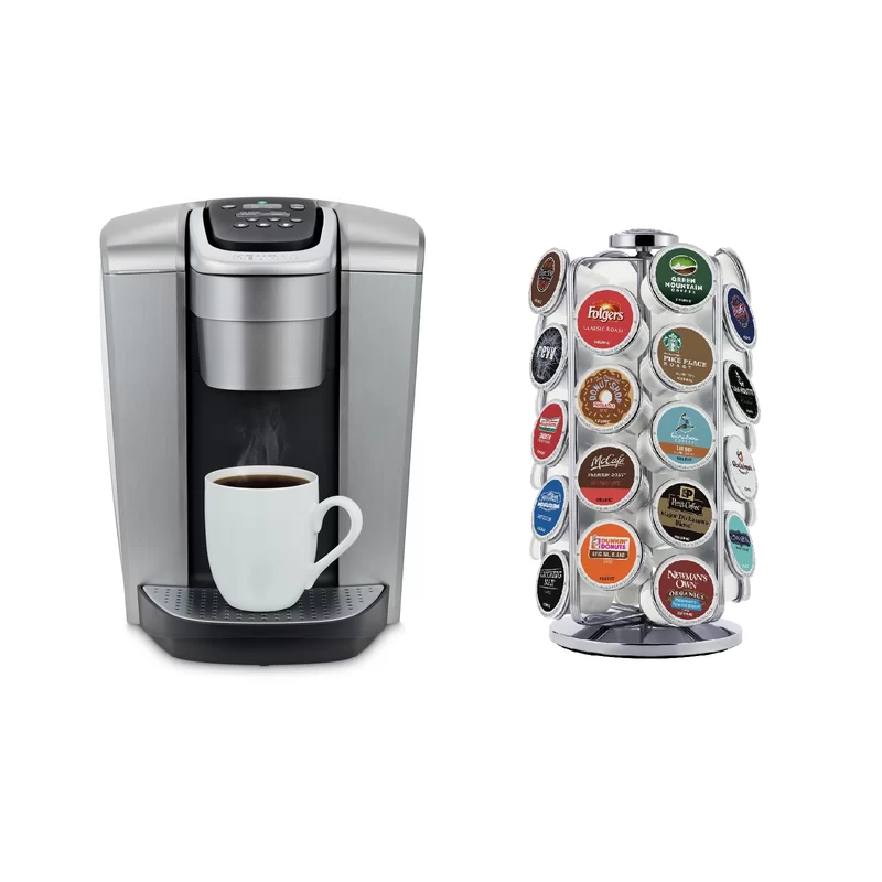 Keurig Fil K-Elite C Single Serve Coffee Maker (Brushed Silver) with 15. Water Filter. and My K-Cup. 2